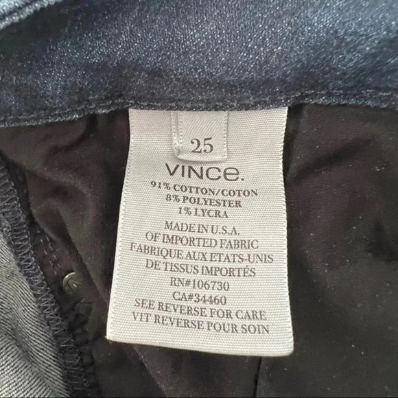 Vince Blue Jeans Size 25 - Picture 5 of 5